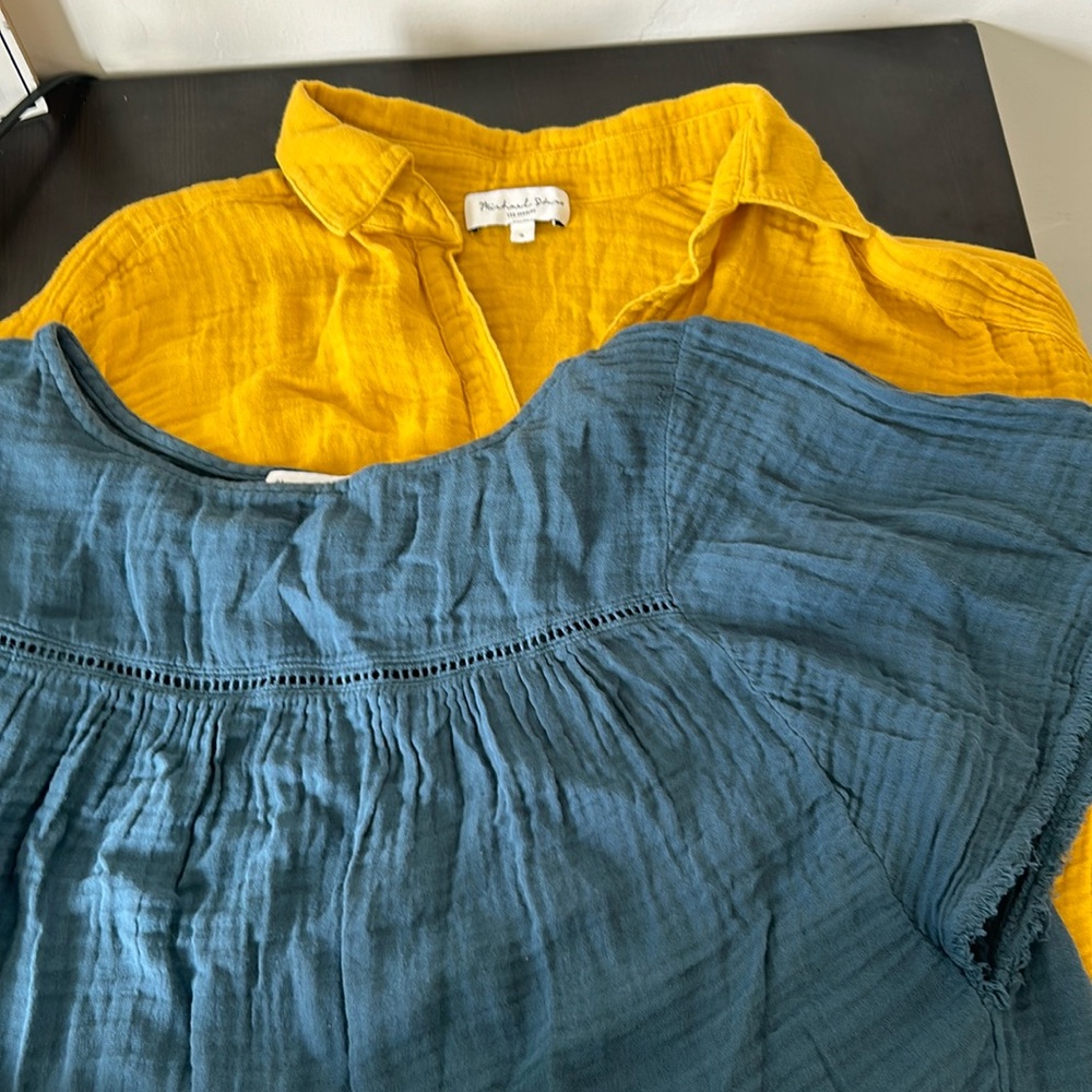 2 100% cotton Michael Star shirts